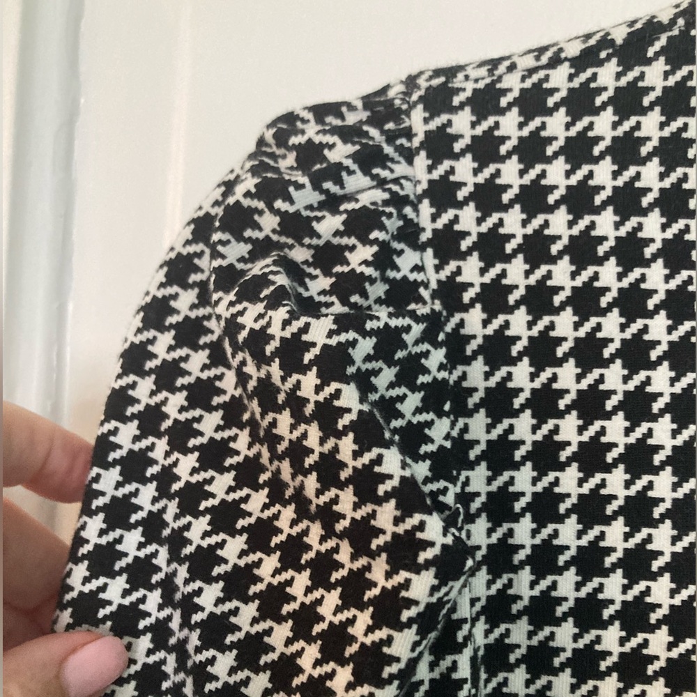 Talbots Houndstooth Top - Picture 3 of 5